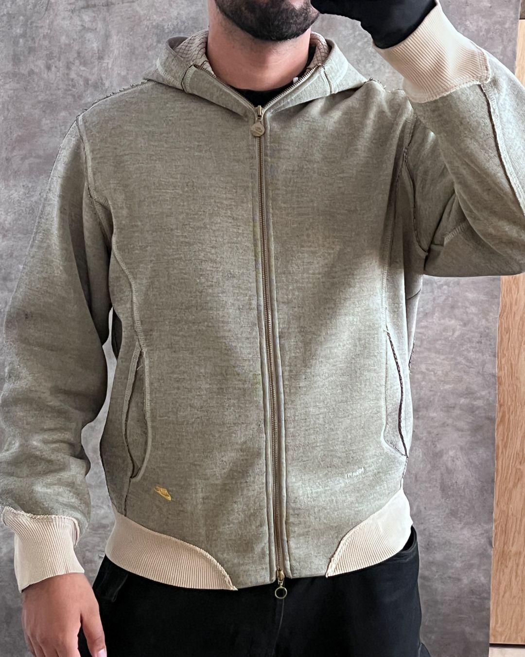 HOODIE NIKE DOUBLE ZIPPER (L)