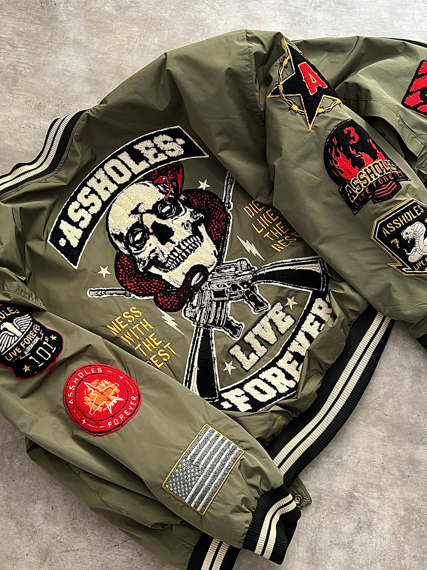 As#holes Bomber Jacket (L)