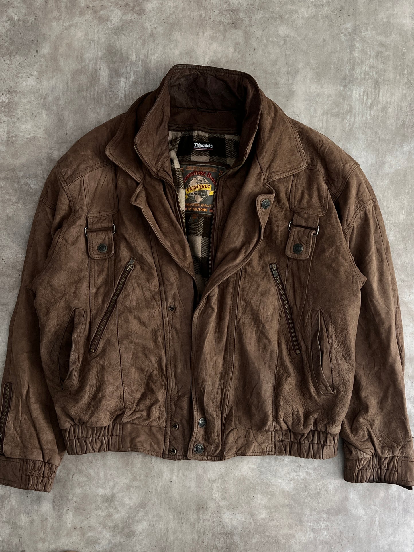 Vintage leather jacket 3M (L)
