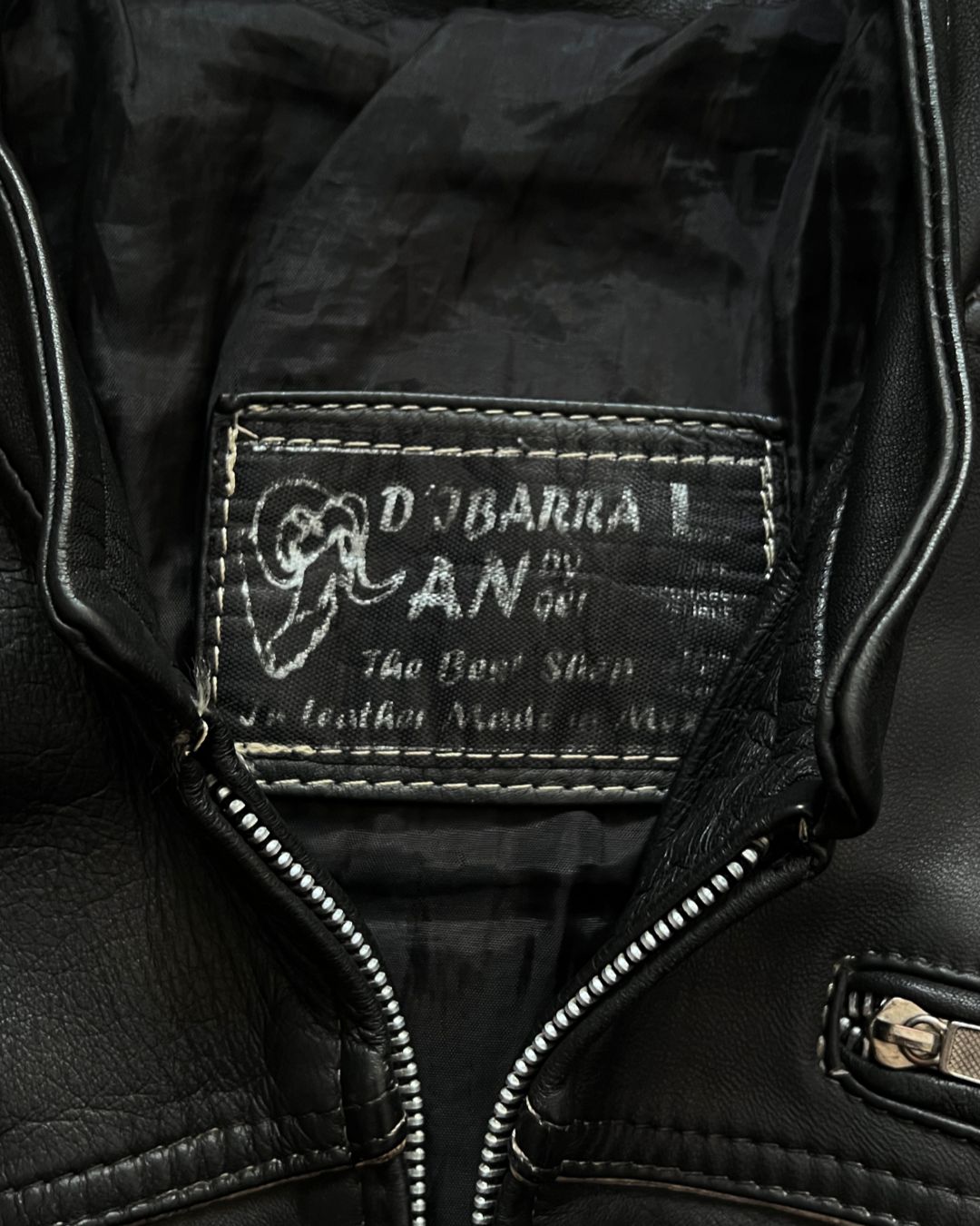 BIKER LEATHER JACKET (S)