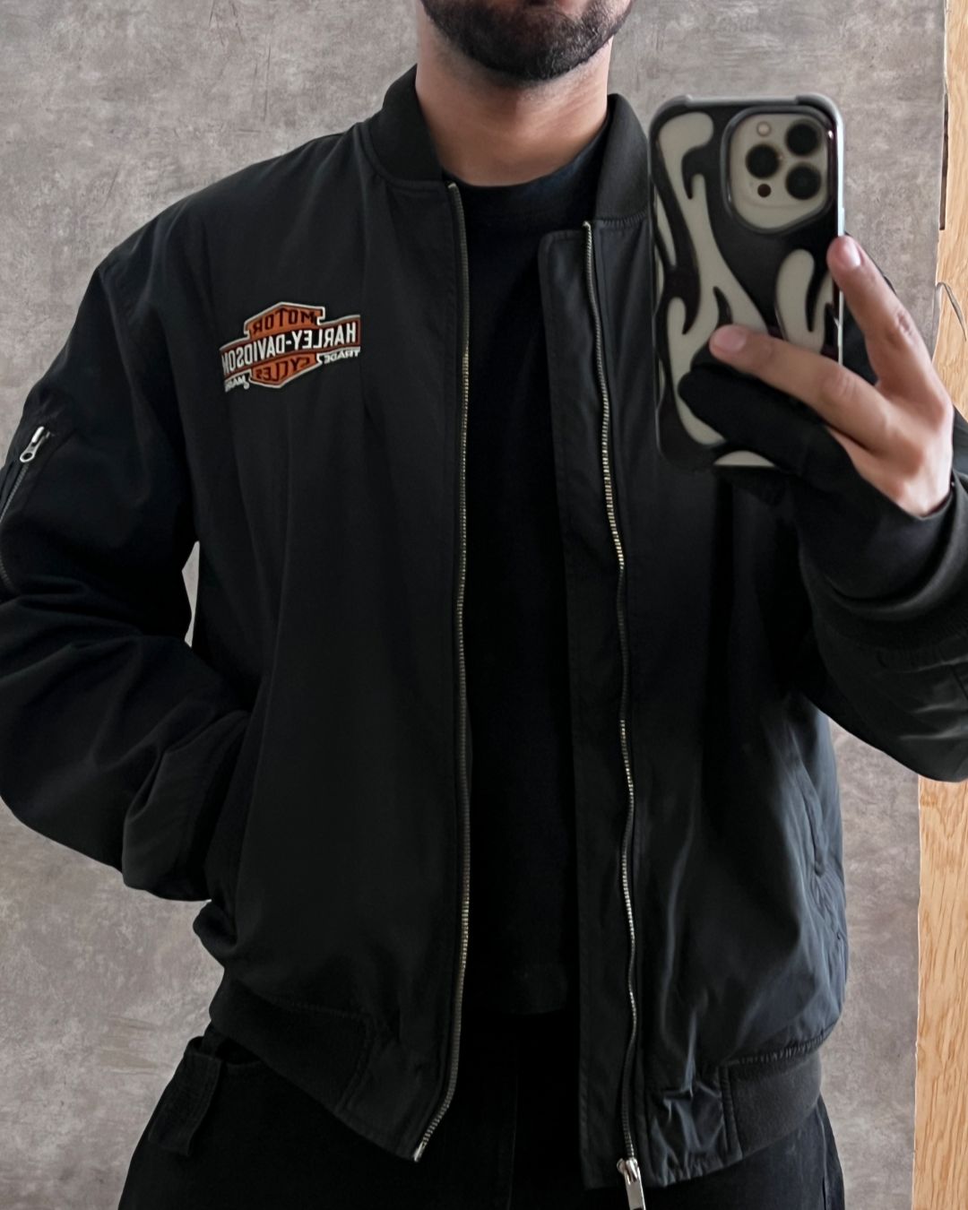 HARLEY BOMBER JACKET (L)