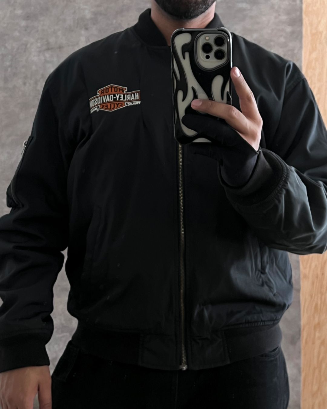 HARLEY BOMBER JACKET (L)