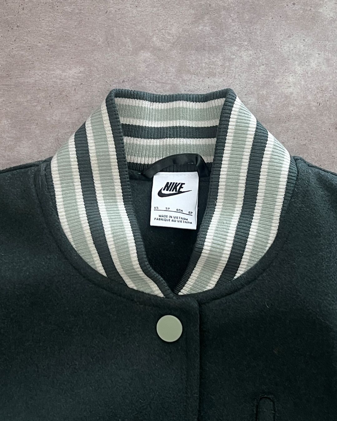 LEATHER WOOL DETROYER NIKE JACKET (S)
