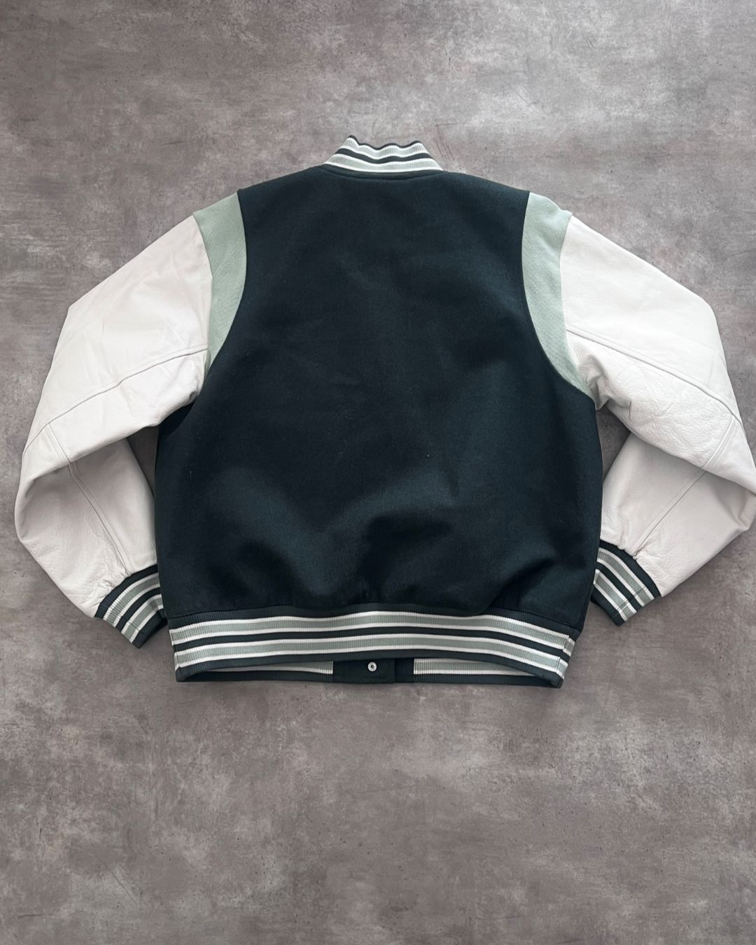 LEATHER WOOL DETROYER NIKE JACKET (S)