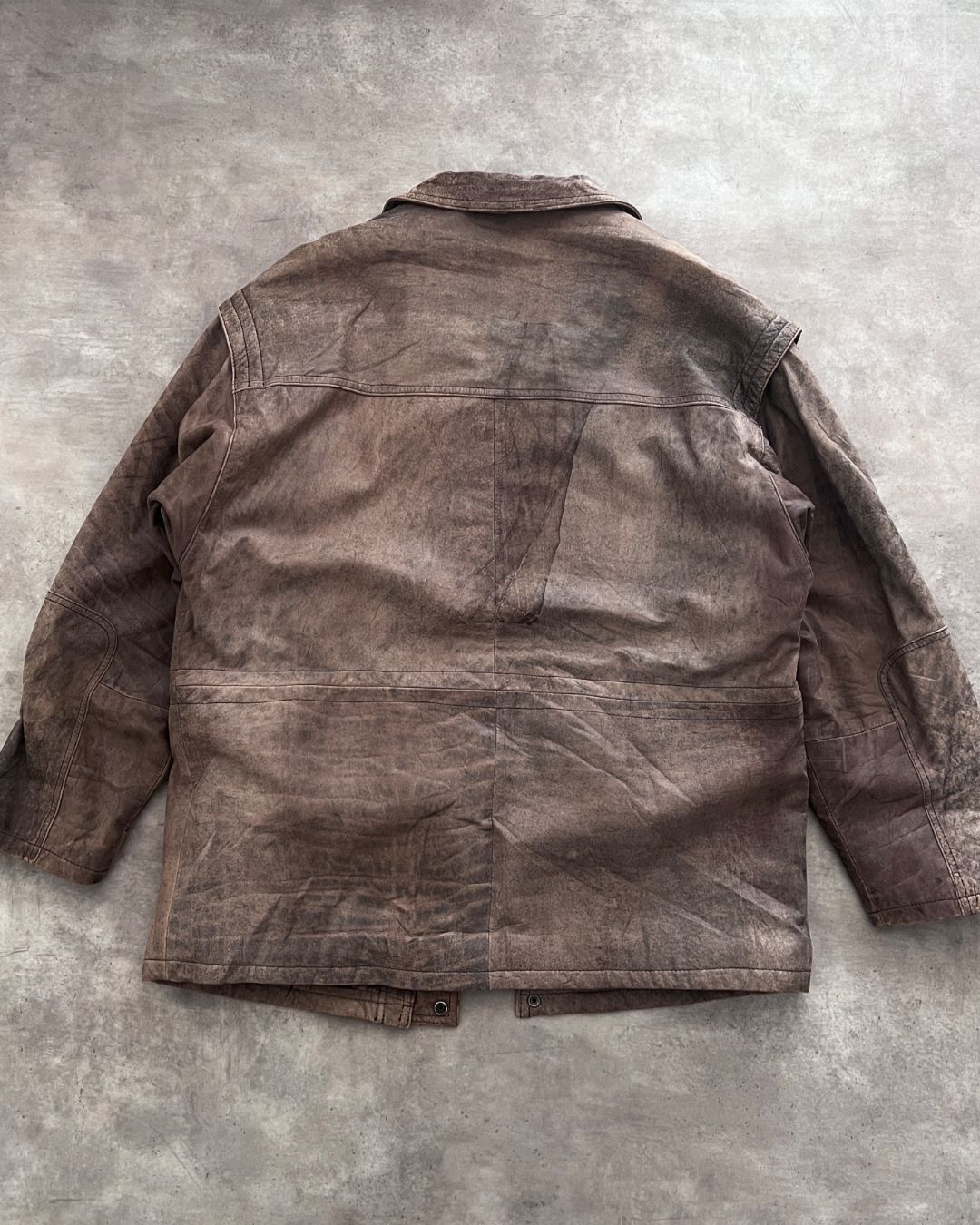 LEATHER HUNTER JACKET (M)