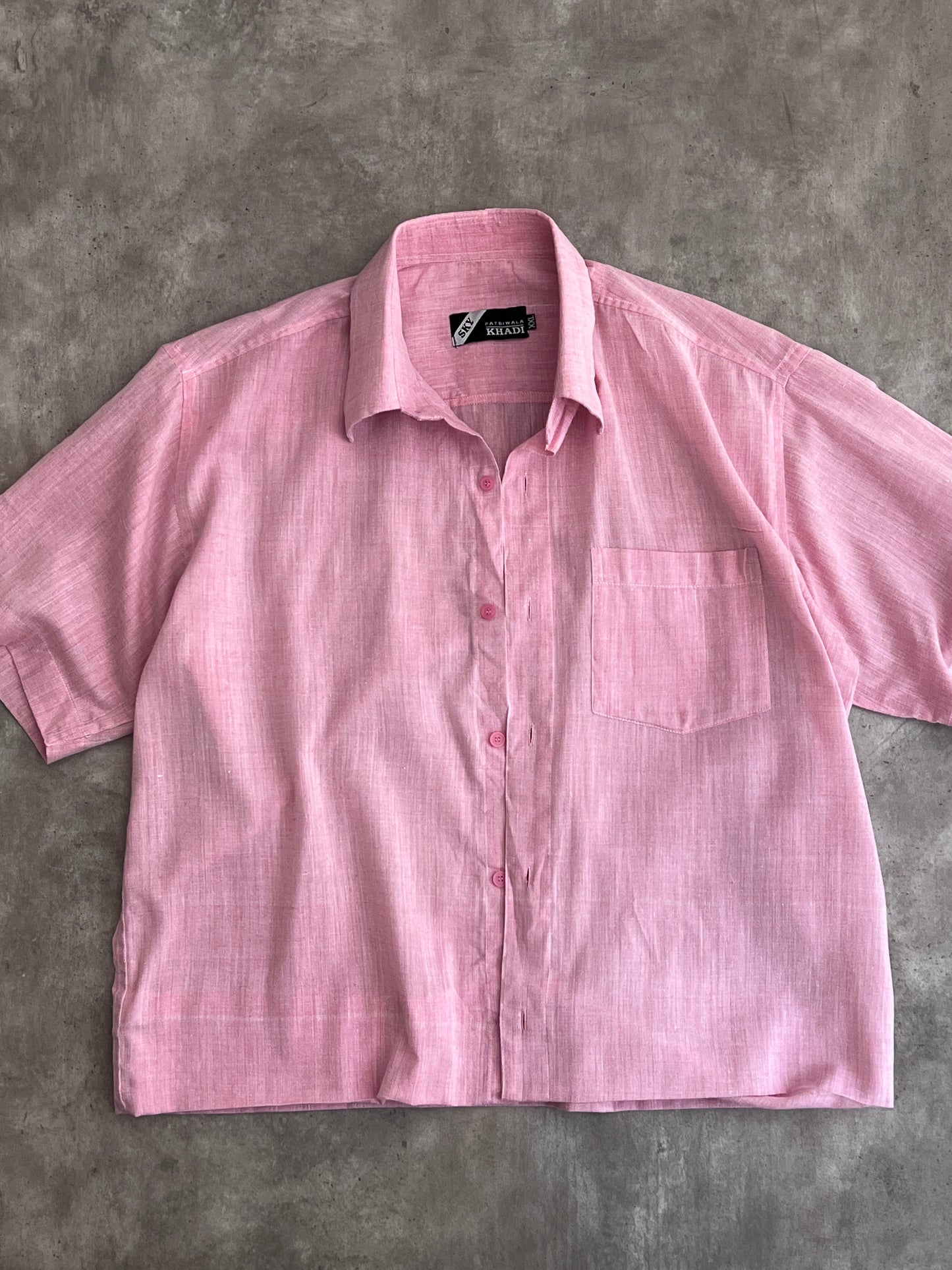 Linen Shirt / Cropped Fit (M)
