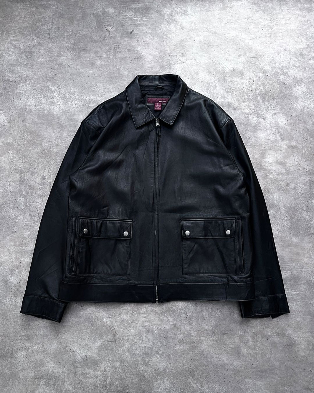 WORK LEATHER JACKET (XL)