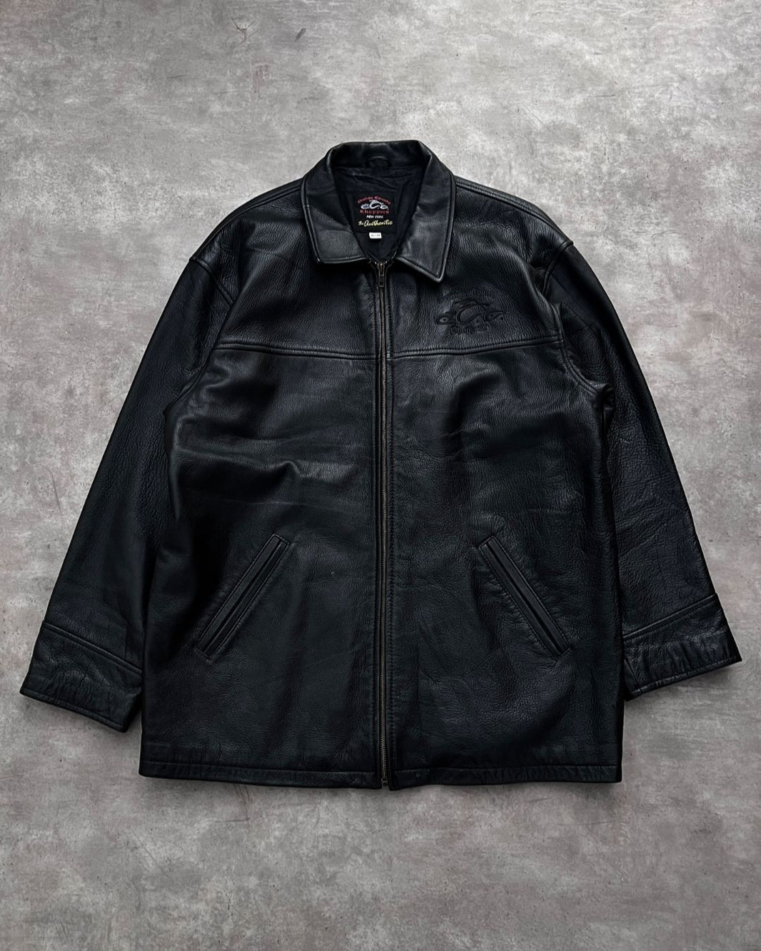 GABARDINA DE PIEL GENUINA (XL)