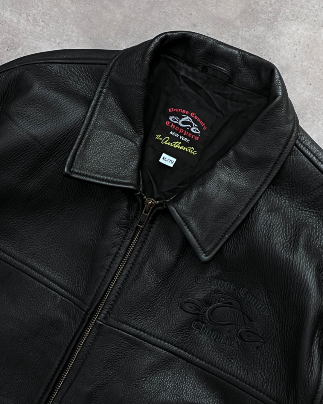 GABARDINA DE PIEL GENUINA (XL)