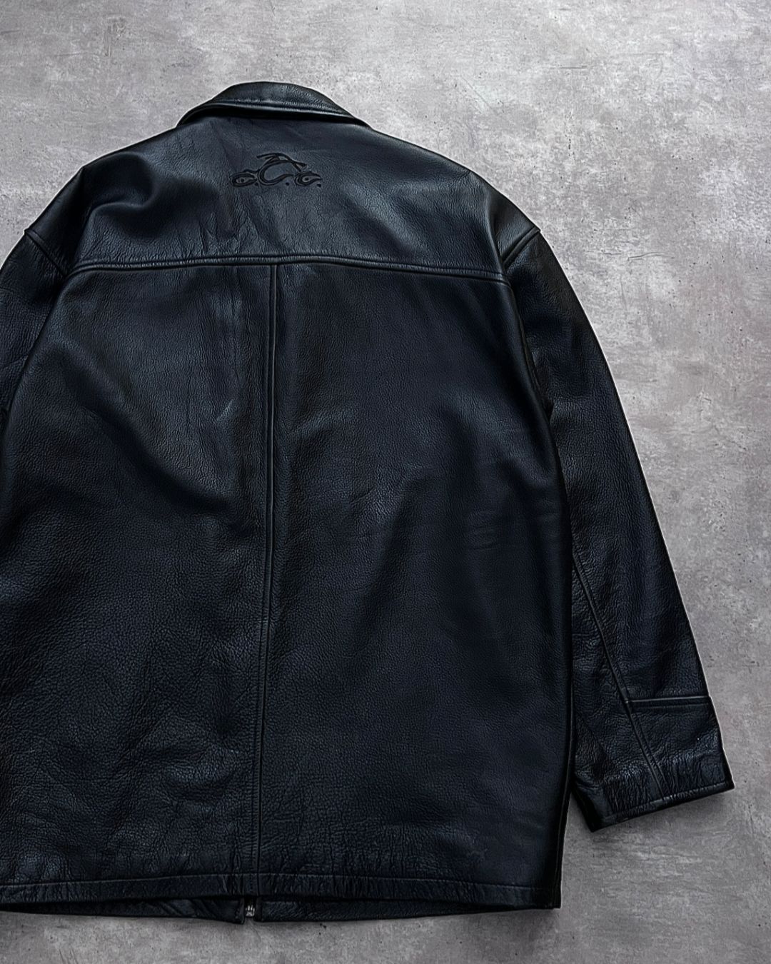 GABARDINA DE PIEL GENUINA (XL)