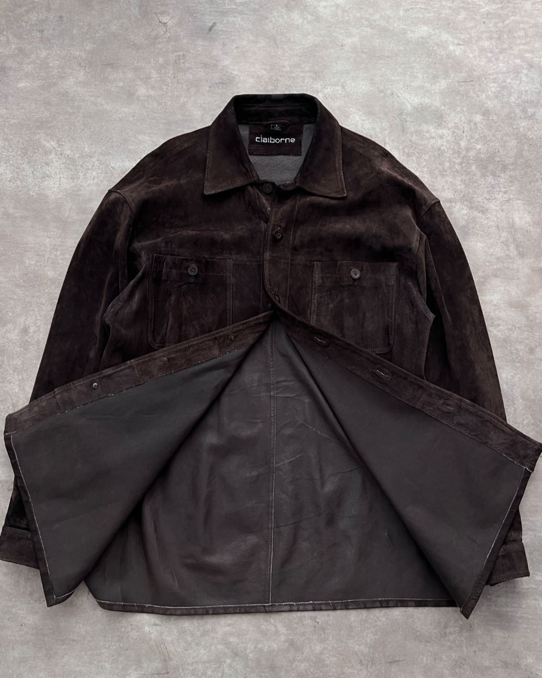 WORK LEATHER SHIRT (L)