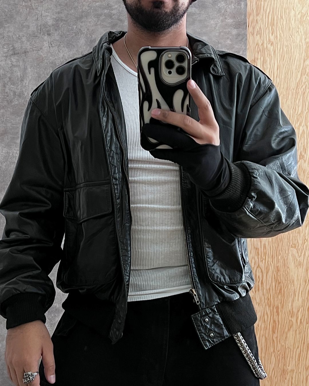 ARGENTINA - LEATHER JACKET (M)
