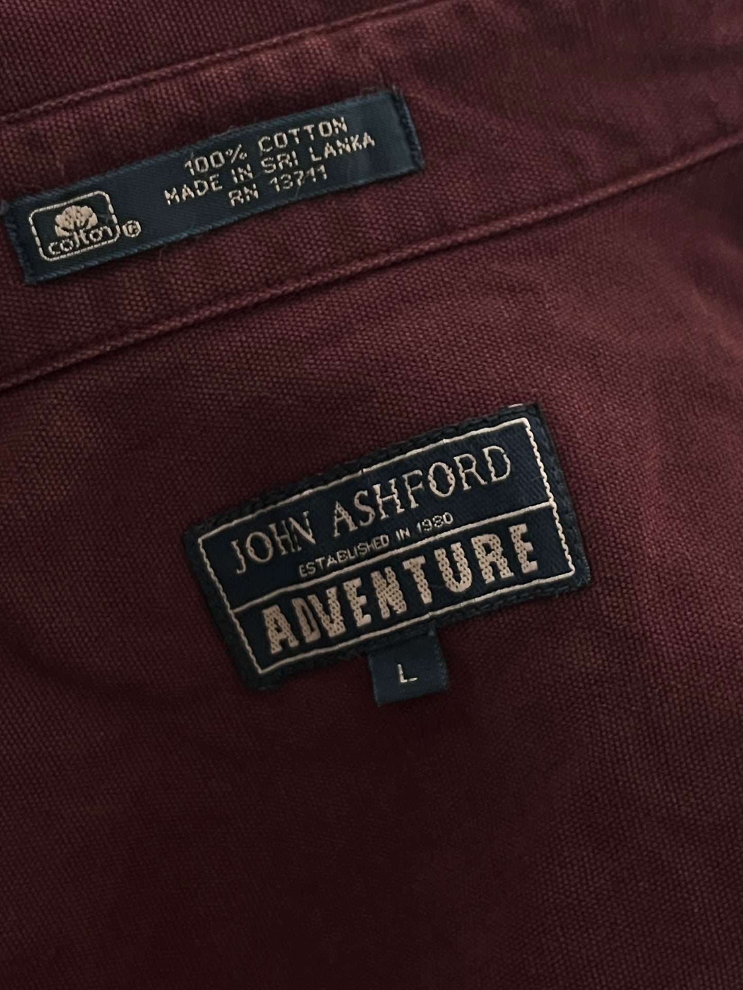 Wine Workwear Shirt (L)
