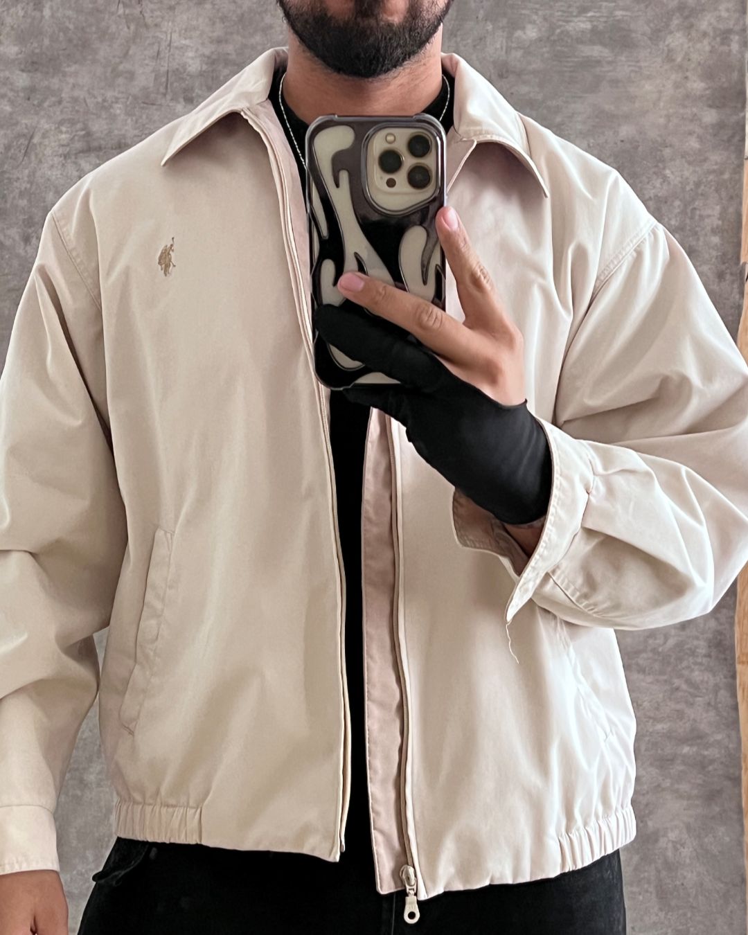 KOREAN JACKET POLO (L)