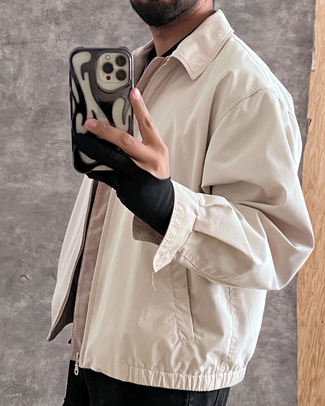 KOREAN JACKET POLO (L)