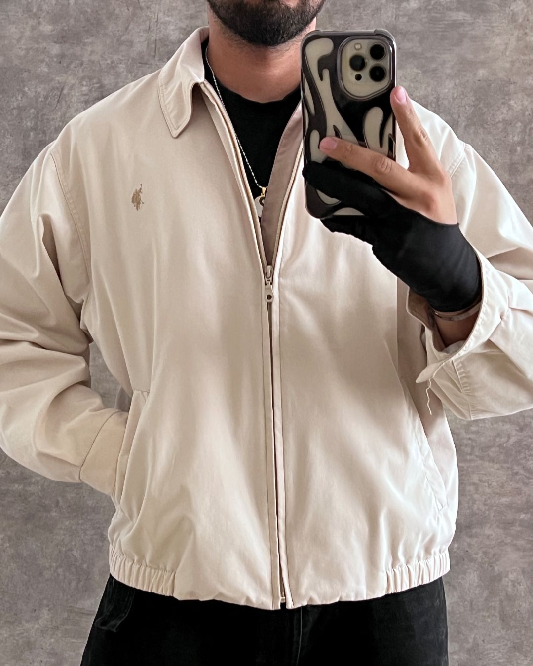 KOREAN JACKET POLO (L)